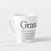 Beste Opa, Grootvader, Papa Ooit Definitie Latte Mok (Linkerhoek)