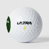Beste opa-Humor Golfballen (Logo)