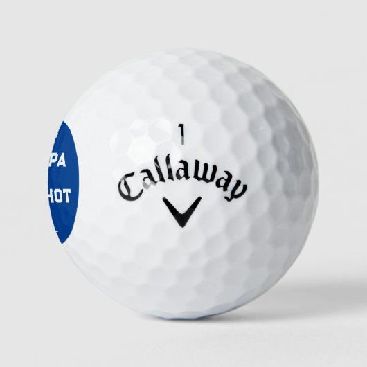Beste opa-Humor Golfballen (Logo)