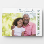 Beste opa in de Universe Foto Fotoplaat (voorkant)