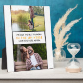 Beste opa in de Verenigde Persoonlijke Aanpasbare  Fotoplaat (Zijkant)