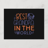 Beste opa in de wereld briefkaart (Voorkant)