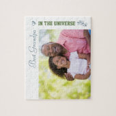 Beste opa in het universum - Aangepaste foto Legpuzzel (Verticaal)