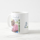 Beste opa in het universum - twee vierkantsfoto's koffiemok (Voorkant links)