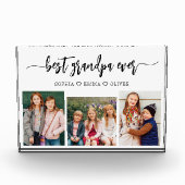 Beste Opa Kleinkinderen Fotocollage Fotoblokken (Voorkant)