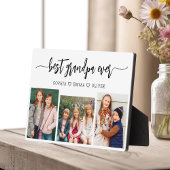 Beste Opa Kleinkinderen Fotocollage Fotoplaat