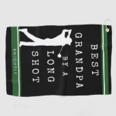 Beste OPA MET EEN GROOT VERSCHIL Persoonlijk Golfhanddoek (Horizontaal)