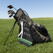 Beste OPA MET EEN GROOT VERSCHIL Persoonlijk Golfhanddoek (Groen)