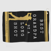 Beste OPA MET EEN GROOT VERSCHIL Persoonlijk Golfhanddoek (Horizontaal)