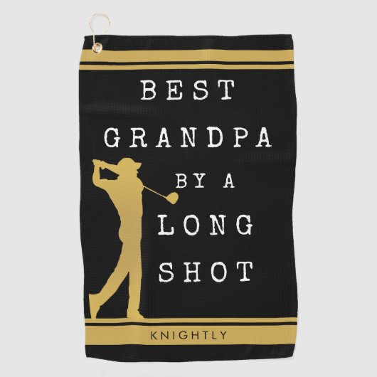 Beste OPA MET EEN GROOT VERSCHIL Persoonlijk Golfhanddoek (Voorkant)
