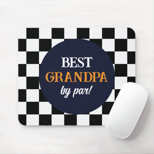 Beste opa moderne cheque muismat (Met muis)