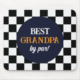 Beste opa moderne cheque muismat
