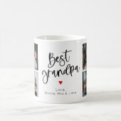 Beste opa Moderne Manuscript Persoonlijke de Foto  Koffiemok (Center)