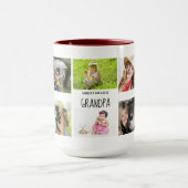 Beste opa ooit 10 x fotocollage kleinkinderen mok (Midden)