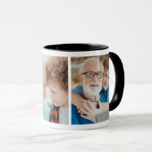 Beste Opa Ooit 2-foto-collage en persoonlijke bood Mok (Voorkant rechts)
