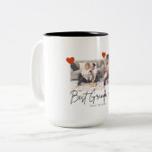 Beste opa ooit 2Photo Keepsake script wit mok (Voorkant links)