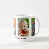 Beste opa, ooit 4 Foto aangepast Koffiemok (Voorkant rechts)