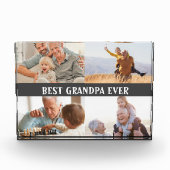 Beste opa ooit 4 Fotocollage Creëer Uw Ewn Fotoblokken (Voorkant)