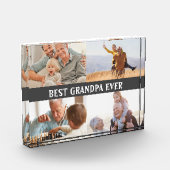 Beste opa ooit 4 Fotocollage Creëer Uw Ewn Fotoblokken (Links)