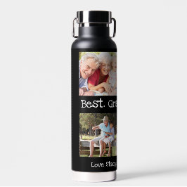 Beste opa ooit 4 Fotocollage Fun Keepslag Waterfles