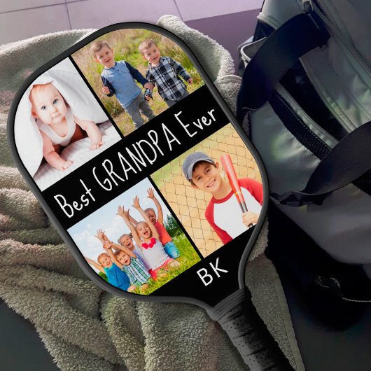 Beste opa, ooit 4 Fotogram Uw kleur Pickleball Paddle