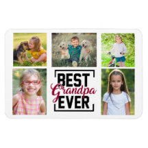 Beste opa ooit 5 foto collage van kleinkinderen