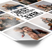 Beste opa ooit 8 foto collage afdrukken afdruk (Hoek)