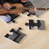 Beste opa ooit 8 Foto collage Jigzaag Puzzle Legpuzzel (Zijkant)