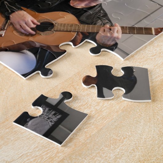 Beste opa ooit 8 Foto collage Jigzaag Puzzle Legpuzzel (Zijkant)