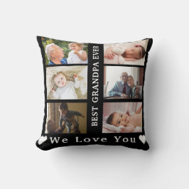 Beste opa ooit Aangepast fotocollage We houden van Kussen