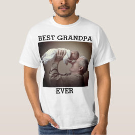 Beste opa ooit Aangepaste Foto Creëer Uw Eigen T-S T-shirt