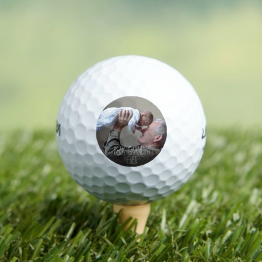 Beste opa ooit Aangepaste foto Maak je eigen Golfballen (Insitu Shirt)