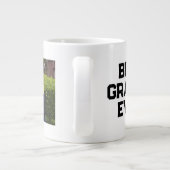 Beste Opa Ooit Aangepaste Fotobeker Grote Koffiekop (Achterkant)