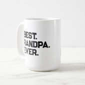 Beste Opa Ooit Aangepaste Fotobeker Koffiemok (Voorkant links)