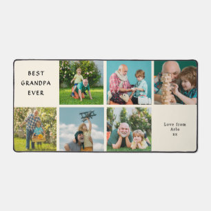 Beste Opa Ooit Aangepaste Fotocollage Bureaumat