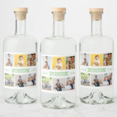 Beste opa ooit | Aangepaste foto's dranklabel Likeurfles Etiket (Flessen)