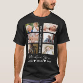 Beste opa ooit aangepaste foto's opa-kinderen t-shirt (Voorkant)