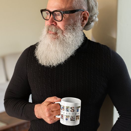 Beste opa ooit aangepaste tekstfoto, koffiemok