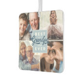 Beste opa ooit aangepaste vier foto familie collag luchtverfrisser (Links)