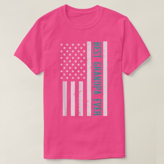 Beste opa ooit Amerikaanse vlag  vaderdag T-shirt (Design voorkant)