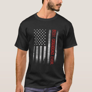 Beste opa ooit Amerikaanse vlag voor pa P T-shirt