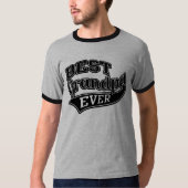 Beste opa ooit Ballpark stijl T-shirt (Voorkant)