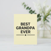 Beste opa ooit  briefkaart (Staand voorkant)