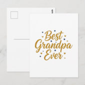 Beste opa ooit  briefkaart (Voorkant / Achterkant)