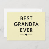 Beste opa ooit  briefkaart (Voorkant / Achterkant)