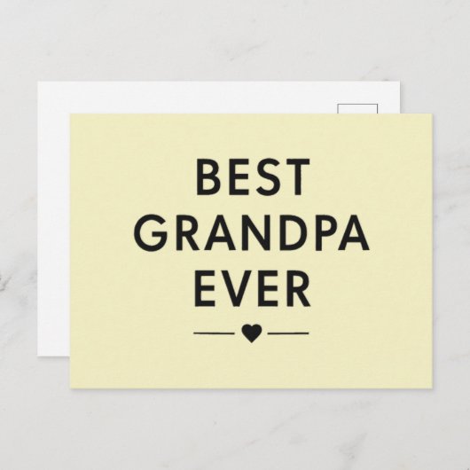Beste opa ooit briefkaart (Voorkant / Achterkant)
