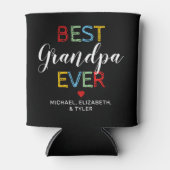 Beste opa ooit cadeau 4 foto Koelbox Blikjeskoeler (Voorkant)