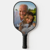 Beste opa ooit Creëer uw eigen aangepaste fotoplez Pickleball Paddle (Achterkant)