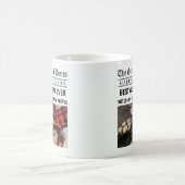 Beste Opa Ooit Custom Krant Headline Foto Koffiemok (Center)