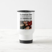 Beste Opa Ooit Custom krantenfoto Reisbeker (Center)